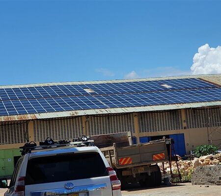 50KW Rooftop On Grid Solar System Project With Growatt Inverter